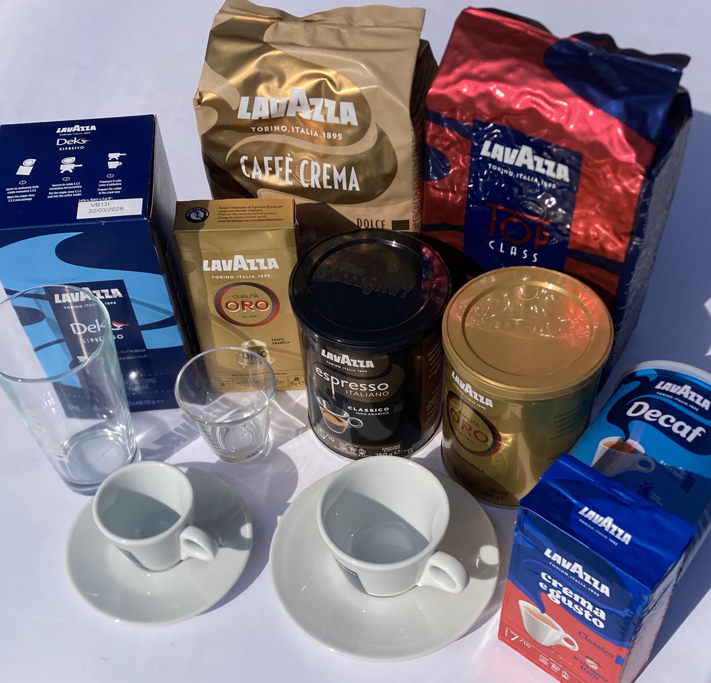Sortiment Lavazza